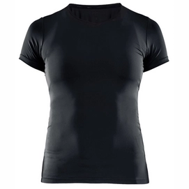 T-Shirt Craft Essential Vn SS Black Damen-XS