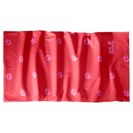 Schal Jack Wolfskin Paw Headgear Hibiscus Red Kinder