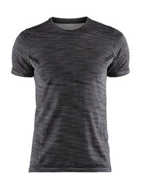 T-Shirt Craft Men Breakaway SS Menulti Fuseknit Tee Black Melange