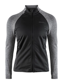 Jacke Craft Urban Run Fuseknit Black Dark Grey Damen