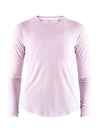 Longsleeve Craft Urban Run Wool Tee Misty Melange Damen