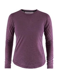Longsleeve Craft Urban Run Wool Tee Tune Melange Damen