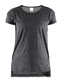 T-Shirt Craft Nrgy Mesh SS Tee Black Damen