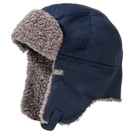 Mütze Jack Wolfskin Stormlock Paw Shapka Night Blue (S) Kinder