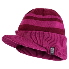 Beanie Jack Wolfskin Kids Stormlock Windmill Cap Dark Ruby (S)