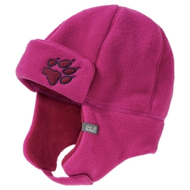 Mütze Jack Wolfskin Kids Paw Ear Hat Fuchsia Kinder