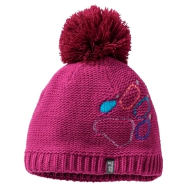 Mütze Jack Wolfskin Paw Knit Cap Fuchsia (M) Kinder