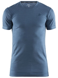 T-Shirt Craft Men Fuseknit Comfort RN SS Shore Melange