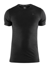 T-Shirt Craft Men Fuseknit Comfort RN SS Black