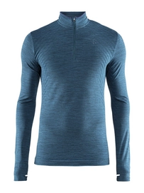 Longsleeve Craft Fuseknit Comfort Zip Fjord Melange Herren