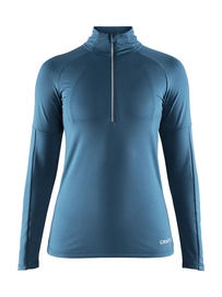 Skipullover Craft Prep Halfzip Fjord Blau Damen