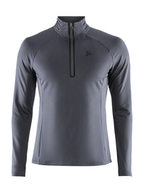 Longsleeve Craft Prep Halfzip Asphalt Herren