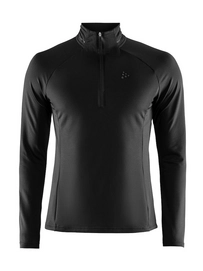 Longsleeve Craft Prep Halfzip Black Herren
