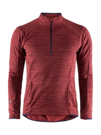 Shirt Craft Men Grid Halfzip Rio Melange