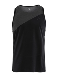Tanktop Craft  Subtwo Singlet Black Herren