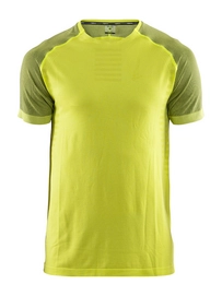 Sportshirt Craft Men Urban Run Fuseknit SS Tee Lime Black