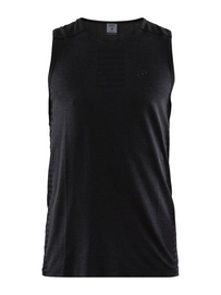 Sportshirt Craft Men Urban Run Fuseknit SS Singlet Black Platinum