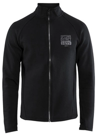 Vest Craft Men District Turtle Neck Zip Black