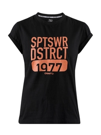 Sportshirt Craft Women District Clean Tee Black