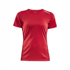 T-Shirt Craft Rush SS Tee Bright Red Damen-XS