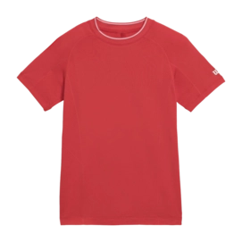 Tennis Shirt Wilson Boys Team Seamless Crew Infrared