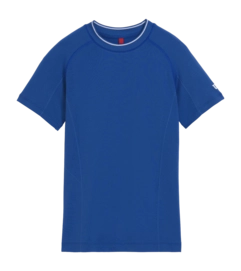 Tennis Shirt Wilson Boys Team Seamless Crew Royal Blue