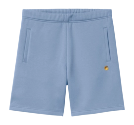 Shorts Carhartt WIP Unisex Chase Sweat Charm Blue / Gold