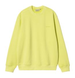 Sweatshirt Carhartt WIP Duster Script Unisex Arctic Lime