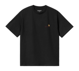 T-Shirt Carhartt WIP Women S/S American Script Black