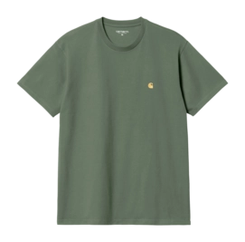 T-Shirt Carhartt WIP S/S Chase Unisex Duck Green / Gold