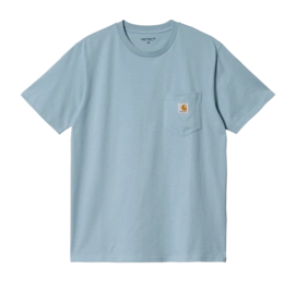 T-Shirt Carhartt WIP S/S Pocket Unisex Misty Sky