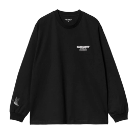 T-Shirt Carhartt WIP Unisexe L/S Ducks Black
