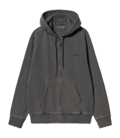 Veste Carhartt WIP Unisexe Hooded Duster Script Black