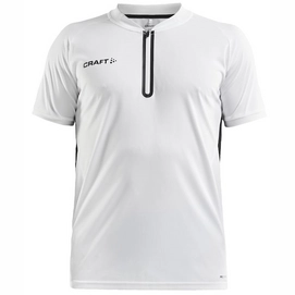 Tennisshirt Craft Pro Control Impact Polo M White Black Herren-L