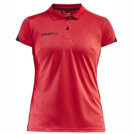 Tennis Shirt Craft Women Pro Control Impact Polo W Bright Red Black