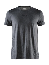 T-Shirt Craft Men Adv Essence SS Tee Black Melange