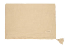 Couverture pour Bébé Nobodinoz Washed Double Muslin Wabi-Sabi Ginger