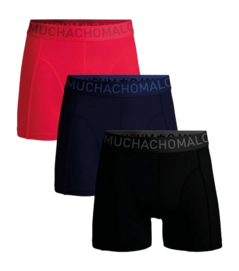 Boxershort Muchachomalo Men Microfiber Black Blue Red (3-Pack) 24
