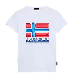 T-Shirt Napapijri Enfant S-Liard Bright White