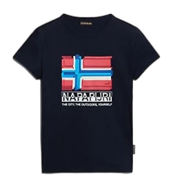 T-Shirt Napapijri Enfant S-Liard Blue Marine