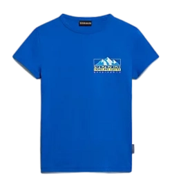 T-Shirt Napapijri Enfant S-Liard Blue Lapis