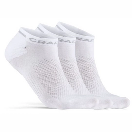 Sok Craft Unisex Core Dry Shaftless Sock 3-Pack White-Schoenmaat 37 - 39