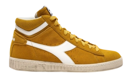 Diadora Women Game L High Suede Waxed Yellow Ochre