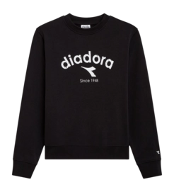 Sweatshirt Diadora Athletic Logo Unisex Black