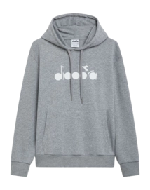 Pull à Capuche Diadora Unisexe Logo High Rise Melange