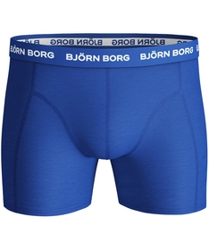 Boxershort Björn Borg Men Essential Seasonal Solid Blue Depths (5-pack)