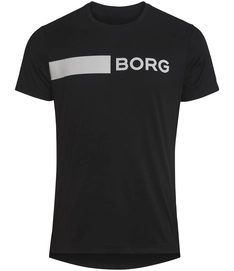 T-Shirt Björn Borg Mens Performance Astor Black White