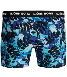 Boxershort Björn Borg Men Essential LA Leaf Blue Depths (3-pack)