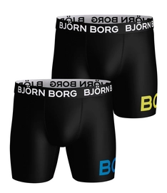 Boxers Björn Borg Men Performance LA Borg Black Blue (2 pack)
