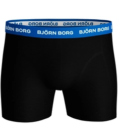 Boxershort Björn Borg Men Essential Seasonal Solid Neon Electric Blue Lemonade (3-pack)
